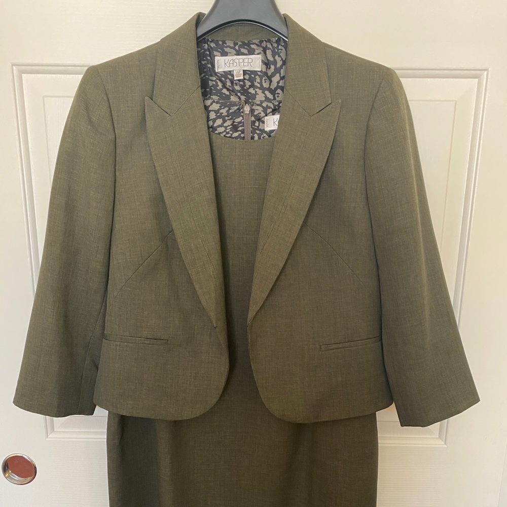 Kasper Dress with Cropped Jacket